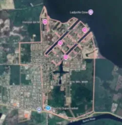 map of Vista del Mar land