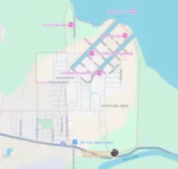 map of vista del Mar land